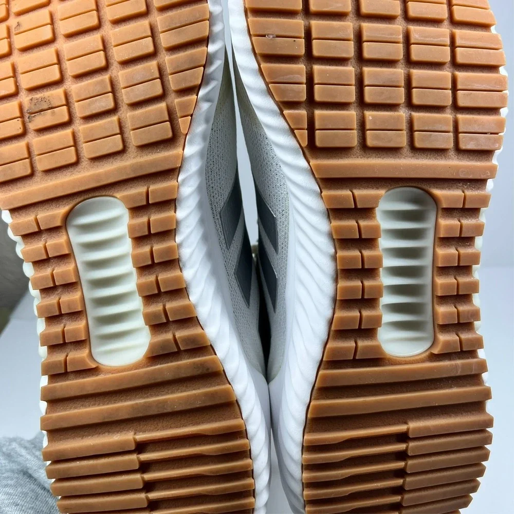 Adidas Edge Runner Shoes Men's Size 8 Climacool Athleisure White Cream Gum Soles